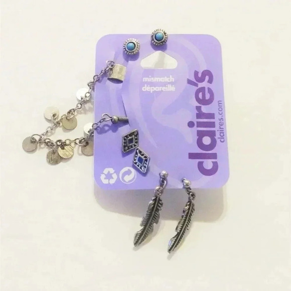 Claire's Mismatch Earing Set - Picture 1 of 3